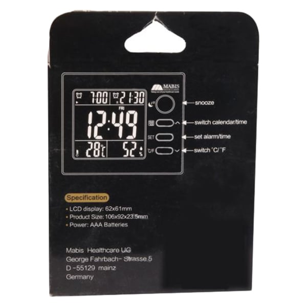 Mabis Digital Thermo Hygrometer THM31 Mabis Digital Thermo Hygrometer THM31