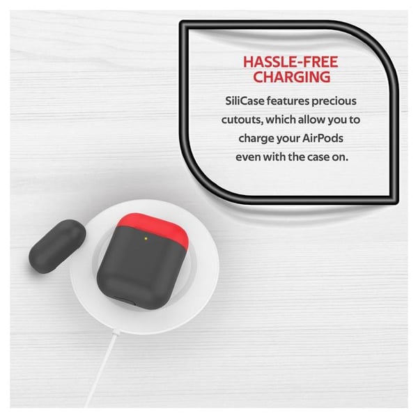 Promate SILICASE Silicon Case For AirPods Black Promate SILICASE Silicon Case For AirPods Black