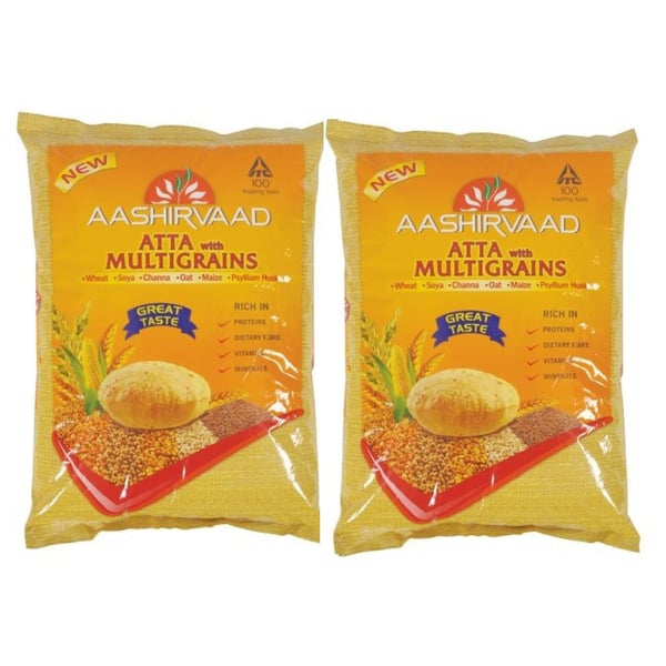 Aashirvaad Multigrain Atta (2kg x 2) Aashirvaad Multigrain Atta (2kg x 2)