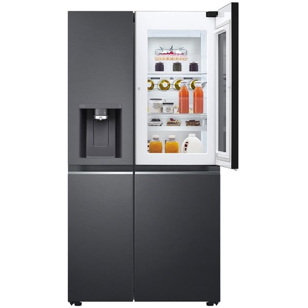 LG Instaview Door in Door Side By Side Refrigerator with Dispenser 674 Litres GR X267CQES LG Instaview Door in Door Side By Side Refrigerator with Dispenser 674 Litres GR X267CQES