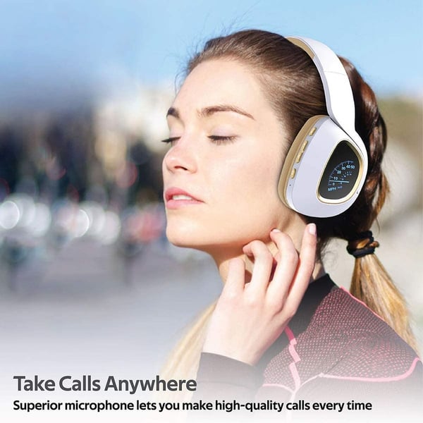 Promate BAVARIA Wireless On-Ear Headphone Beige Promate BAVARIA Wireless On-Ear Headphone Beige