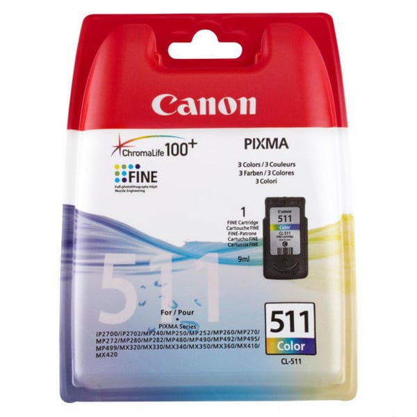 Canon Color Cartridge CL511LYIELD Canon Color Cartridge CL511LYIELD