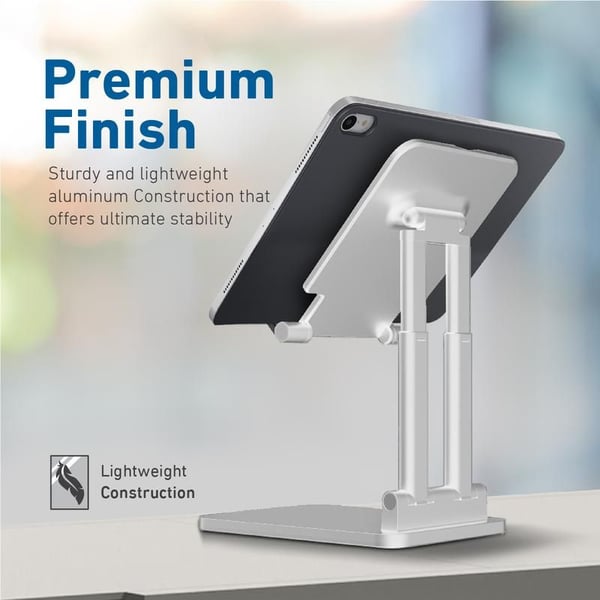Promate Anti Slip Multi lvel Tablet Stand White Promate Anti Slip Multi lvel Tablet Stand White