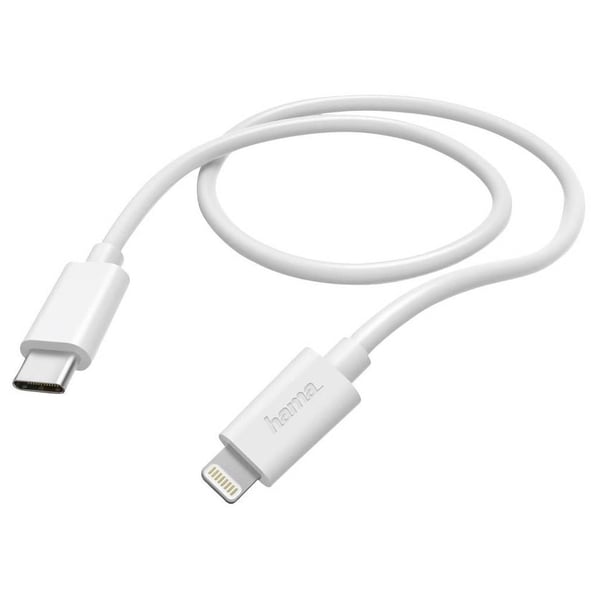 Hama Charge & Sync Cable Type-C to Lightning 1m white Hama Charge & Sync Cable Type-C to Lightning 1m white