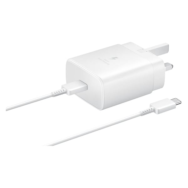 Samsung 45W Travel Adapter with Type-C Cable White Samsung 45W Travel Adapter with Type-C Cable White