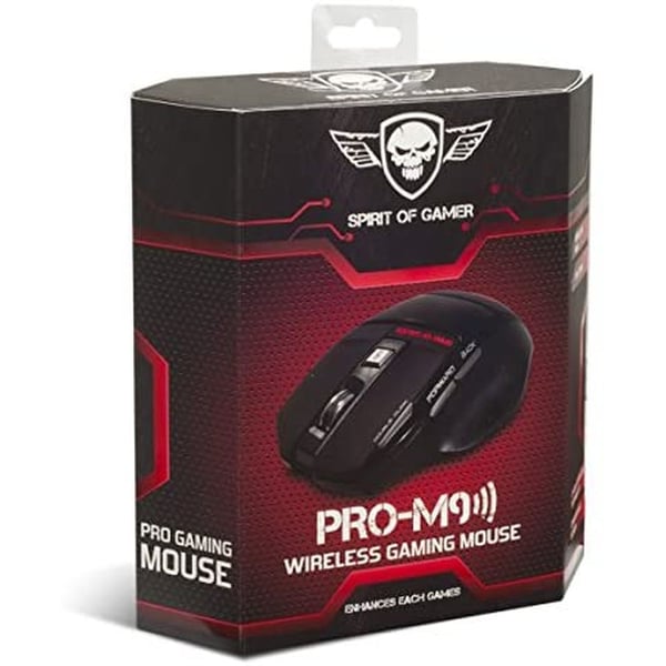 Spirit of Gamer Wireless Gaming Mouse Black MO277 PRO-M9 Spirit of Gamer Wireless Gaming Mouse Black MO277 PRO-M9