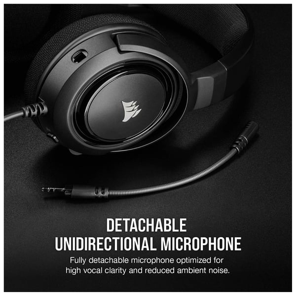 Corsair HS35 On Ear Gaming Headset Carbon Corsair HS35 On Ear Gaming Headset Carbon