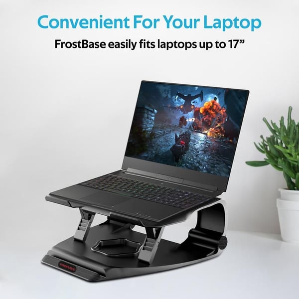 Promate Superior Cooling Gaming Laptop Stand Black Promate Superior Cooling Gaming Laptop Stand Black