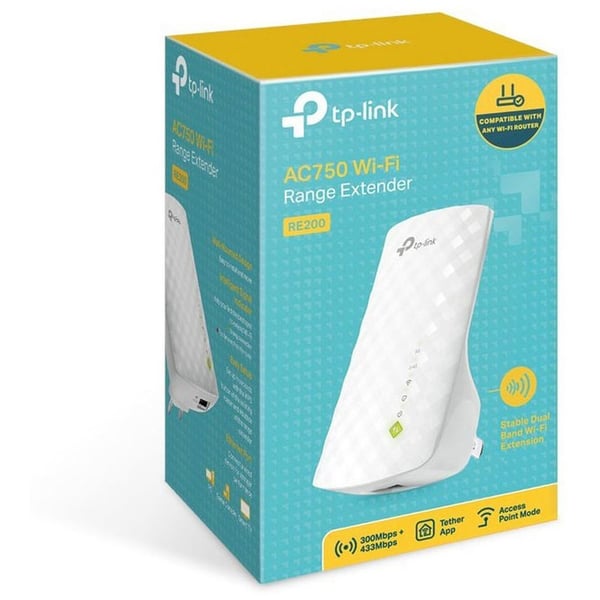 TP-Link AC750 RE200 Range Extender TP-Link AC750 RE200 Range Extender