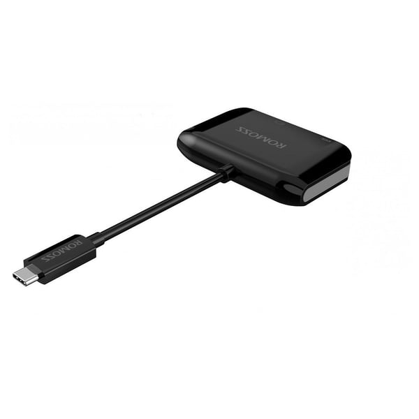 Romoss USB-C 3.1 Type-C Multiport VGA/USB-A/USB-C 3.0 Adapter CH05CVABK Romoss USB-C 3.1 Type-C Multiport VGA/USB-A/USB-C 3.0 Adapter CH05CVABK