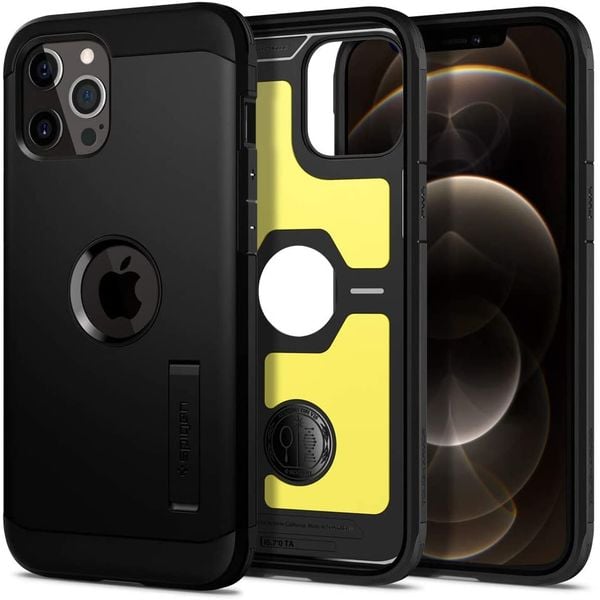 Spigen Tough Armor Designed For iPhone 12 Case And iPhone 12 Pro Case/Cover 6.1-inch With Extreme Impact Foam Black Spigen Tough Armor Designed For iPhone 12 Case And iPhone 12 Pro Case/Cover 6.1-inch With Extreme Impact Foam Black