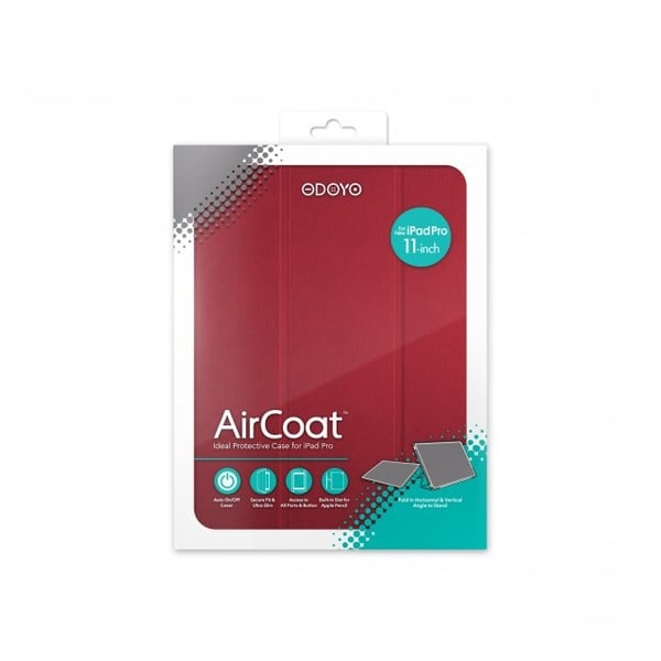 Odoyo PA5205RD AirCoat Protective Case For iPad Pro 11inch 2018 Red Odoyo PA5205RD AirCoat Protective Case For iPad Pro 11inch 2018 Red