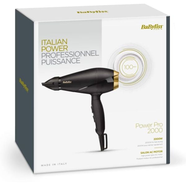 Babyliss Hair Dryer 2000 Watts 6704WSDE Babyliss Hair Dryer 2000 Watts 6704WSDE