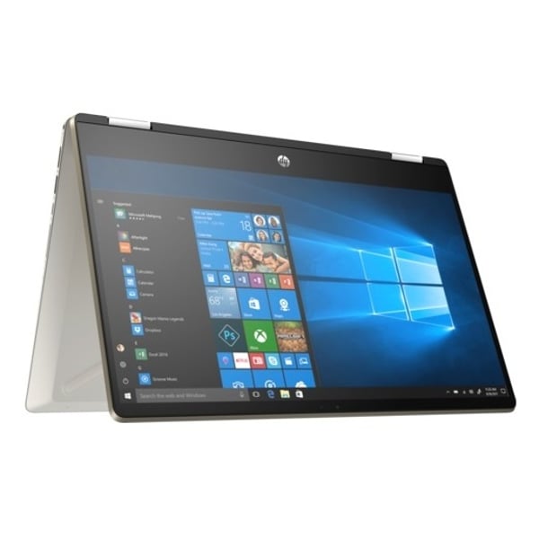 HP Pavilion x360 14-DH0086NE Convertible Touch Laptop - Core i7 1.8GHz 16GB 1TB+256GB 2GB Win10 14inch FHD Gold HP Pavilion x360 14-DH0086NE Convertible Touch Laptop - Core i7 1.8GHz 16GB 1TB+256GB 2GB Win10 14inch FHD Gold