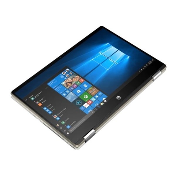 HP Pavilion x360 14-DH0086NE Convertible Touch Laptop - Core i7 1.8GHz 16GB 1TB+256GB 2GB Win10 14inch FHD Gold HP Pavilion x360 14-DH0086NE Convertible Touch Laptop - Core i7 1.8GHz 16GB 1TB+256GB 2GB Win10 14inch FHD Gold