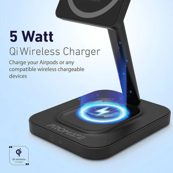 Promate Maganetic Wireless Charger Black Promate Maganetic Wireless Charger Black