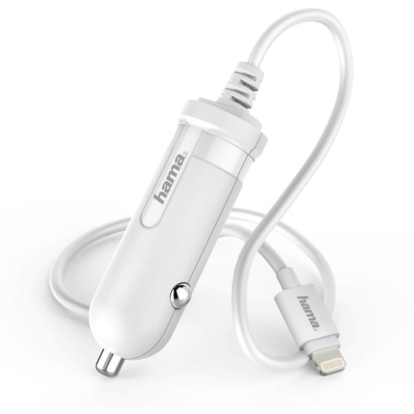 Hama 138283 Easy MFI Lightning Car Charger White For Apple Hama 138283 Easy MFI Lightning Car Charger White For Apple