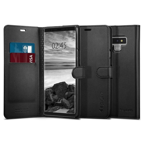 Spigen Wallet S Flip Case Black For Galaxy Note 9 Spigen Wallet S Flip Case Black For Galaxy Note 9