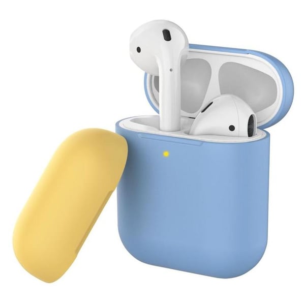 Promate SILICASE Silicon Case For AirPods Blue Promate SILICASE Silicon Case For AirPods Blue
