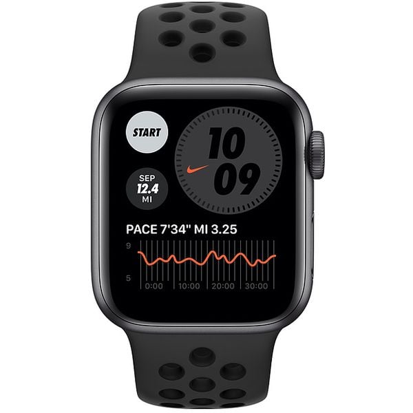 Apple Watch Series 6 Nike M00X3AE/A GPS 40mm Aluminium Case with Anthracite/Black Nike Sport Band Space Gray Apple Watch Series 6 Nike M00X3AE/A GPS 40mm Aluminium Case with Anthracite/Black Nike Sport Band Space Gray