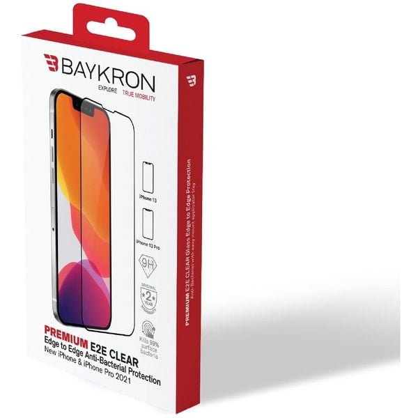 Baykron Edge To Edge Screen Protector Clear iPhone 13 Pro/13 Baykron Edge To Edge Screen Protector Clear iPhone 13 Pro/13