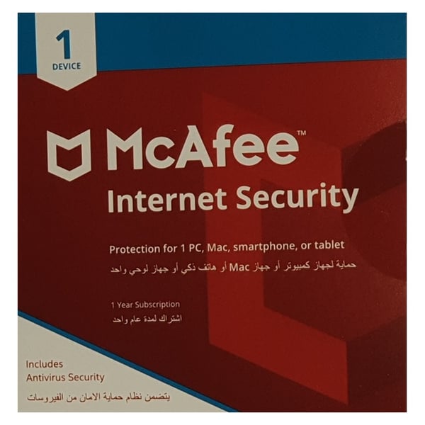 McAfee Internet Security 1 User Promo McAfee Internet Security 1 User Promo
