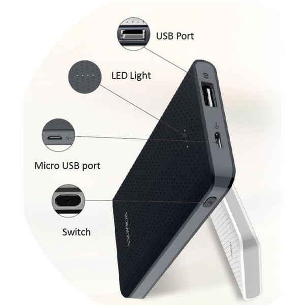 Romoss Sense Slim & Light 10000mAh Power Bank Black 10PH10B Romoss Sense Slim & Light 10000mAh Power Bank Black 10PH10B