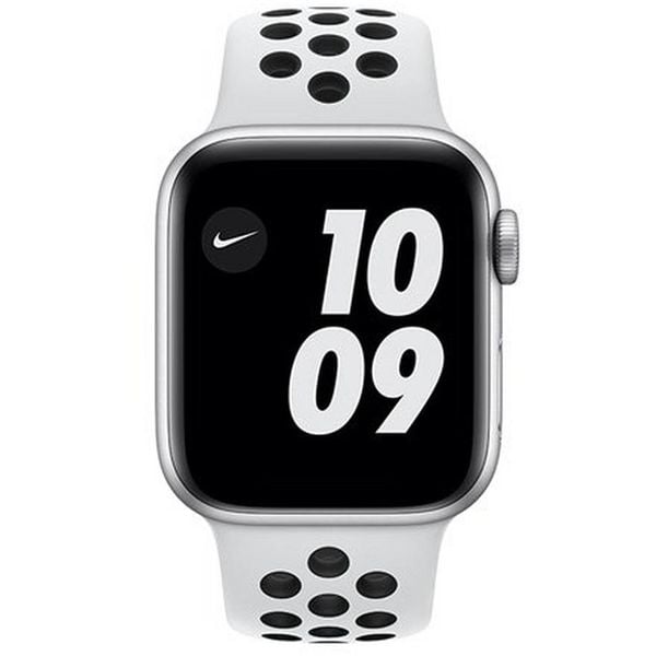 Apple Watch Series SE Nike MYYF2AE/A GPS 44mm Aluminium Case with Pure Platinum/Black Nike Sport Band Silver Apple Watch Series SE Nike MYYF2AE/A GPS 44mm Aluminium Case with Pure Platinum/Black Nike Sport Band Silver