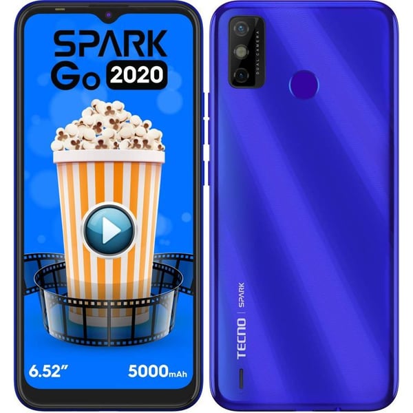 Tecno Spark Go 2020 32GB Aqua Blue 4G Smartphone Tecno Spark Go 2020 32GB Aqua Blue 4G Smartphone