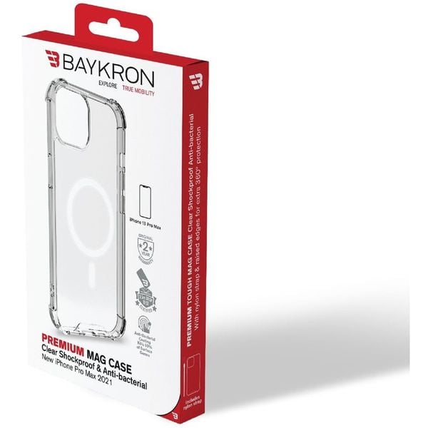 Baykron Magsafe Tough Case Clear iPhone 13 Pro Max Baykron Magsafe Tough Case Clear iPhone 13 Pro Max