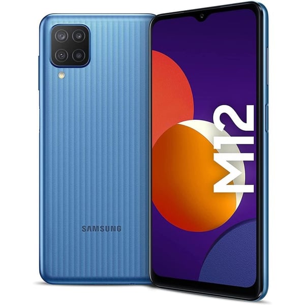 Samsung Galaxy M12 64GB Smartphone Blue 4G Smartphone Samsung Galaxy M12 64GB Smartphone Blue 4G Smartphone