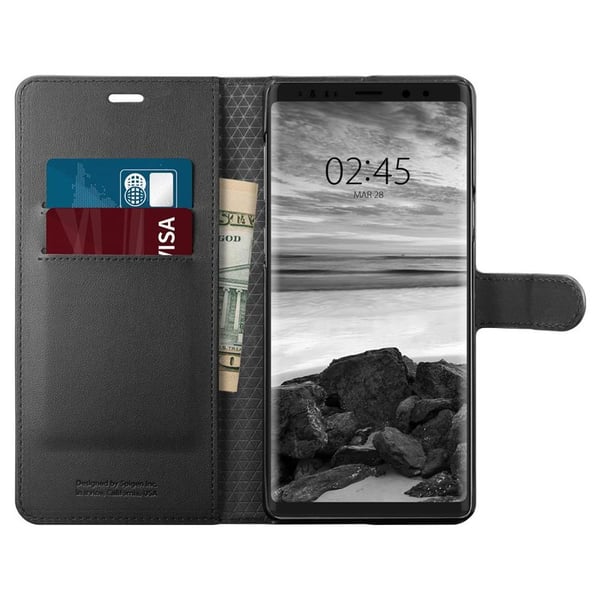 Spigen Wallet S Flip Case Black For Galaxy Note 9 Spigen Wallet S Flip Case Black For Galaxy Note 9