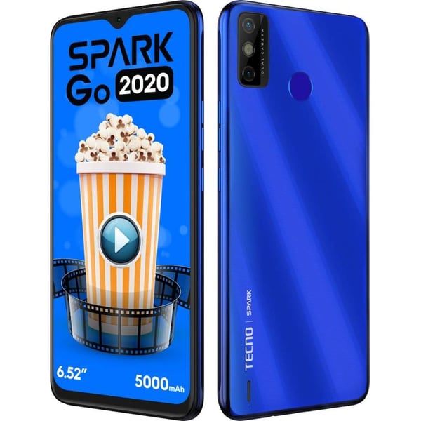 Tecno Spark Go 2020 32GB Aqua Blue 4G Smartphone Tecno Spark Go 2020 32GB Aqua Blue 4G Smartphone