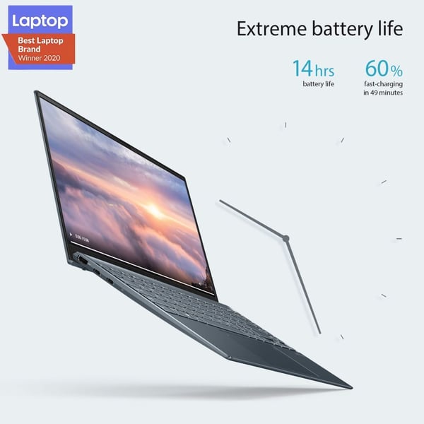 Asus ZenBook Flip 13 UX363JA-EM141T 2 in 1 Laptop – Core i5 1.1GHz 8GB 512GB Shared Win10Home 13.3inch FHD Pine Grey English/Arabic Keyboard Asus ZenBook Flip 13 UX363JA-EM141T 2 in 1 Laptop – Core i5 1.1GHz 8GB 512GB Shared Win10Home 13.3inch FHD Pine Grey English/Arabic Keyboard