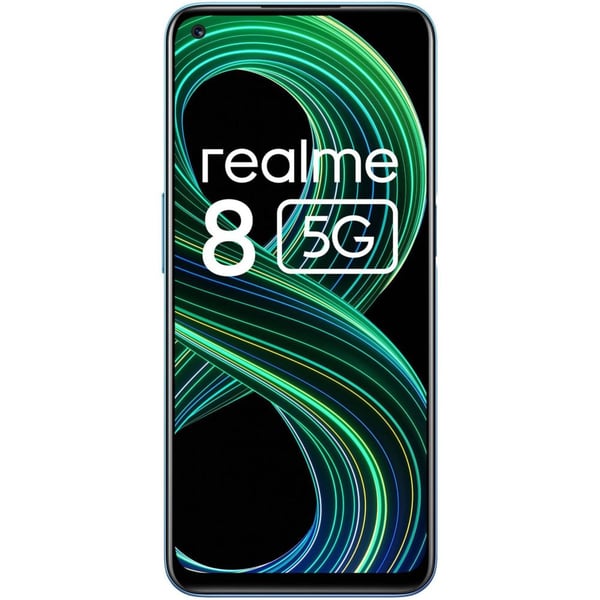 Realme 8 128GB Supersonic Blue 5G Dual Sim Smartphone Realme 8 128GB Supersonic Blue 5G Dual Sim Smartphone