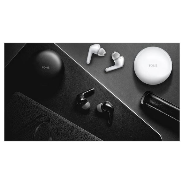 LG HBS-FN4 In Ear Earbuds, Wireless Bluetooth Earbuds, Wireless Headphones MERIDIAN SOUND with Dual Microphones, IPX4 Water-Resistant, Black LG HBS-FN4 In Ear Earbuds, Wireless Bluetooth Earbuds, Wireless Headphones MERIDIAN SOUND with Dual Microphones, IPX4 Water-Resistant, Black