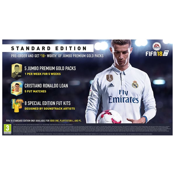 Xbox One FIFA 18 Standard Game Xbox One FIFA 18 Standard Game