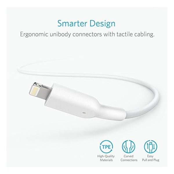 Anker Powerline II Lightning Cable 3m White - A8434H21 Anker Powerline II Lightning Cable 3m White - A8434H21