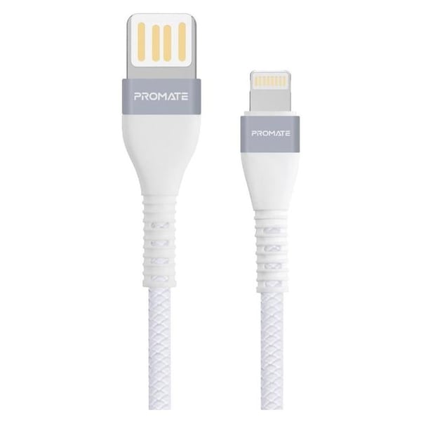 Promate Lightning Cable 1.2m Cable White Promate Lightning Cable 1.2m Cable White