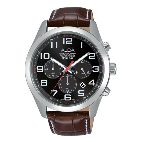 Alba AT3B23X Mens Steel Chronograph Watch Alba AT3B23X Mens Steel Chronograph Watch