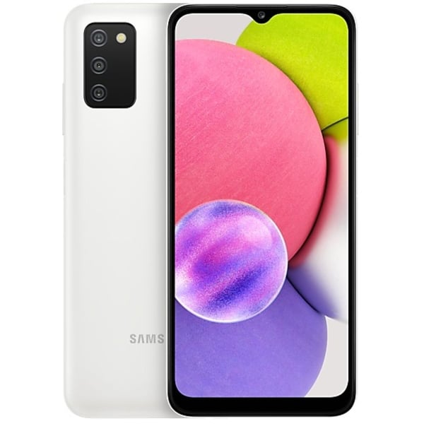 Samsung Galaxy A03s SM-A037FZWGMEA 64GB White 4G Dual Sim Smartphone Samsung Galaxy A03s SM-A037FZWGMEA 64GB White 4G Dual Sim Smartphone