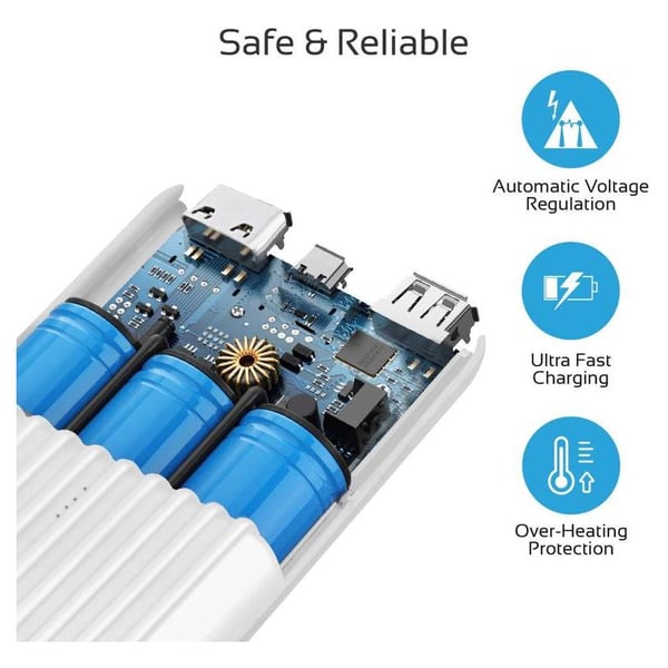 Promate Power Bank 20000mAh White Promate Power Bank 20000mAh White