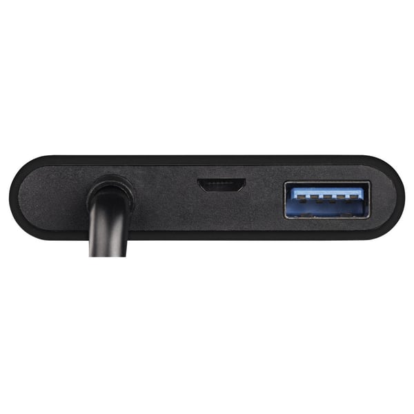Hama 4in1 Multiport USB C Plug Adapter To USB C/USB/HDMI Black 135729 Hama 4in1 Multiport USB C Plug Adapter To USB C/USB/HDMI Black 135729