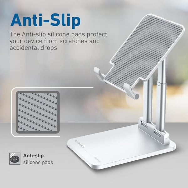 Promate Anti Slip Multi lvel Tablet Stand White Promate Anti Slip Multi lvel Tablet Stand White