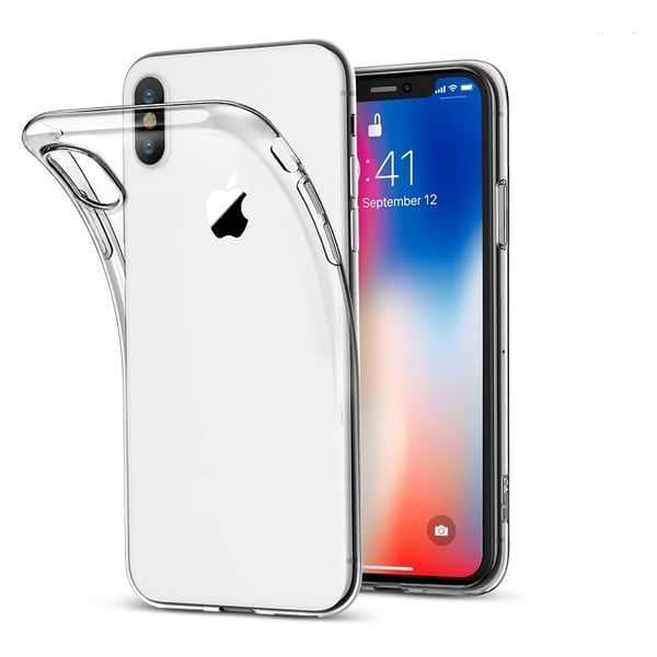 Trands Crystal Transparent Clear Case For iPhone X - TRCC3746 Trands Crystal Transparent Clear Case For iPhone X - TRCC3746