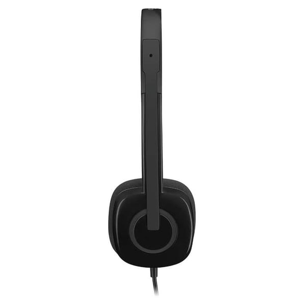 Logitech 981000589 H151 Stereo Headset Black Logitech 981000589 H151 Stereo Headset Black