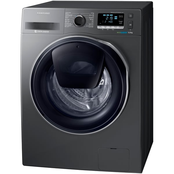 Samsung Front Load Washer 9Kg Inox Gray 9kg WW90K6410QXSG Samsung Front Load Washer 9Kg Inox Gray 9kg WW90K6410QXSG
