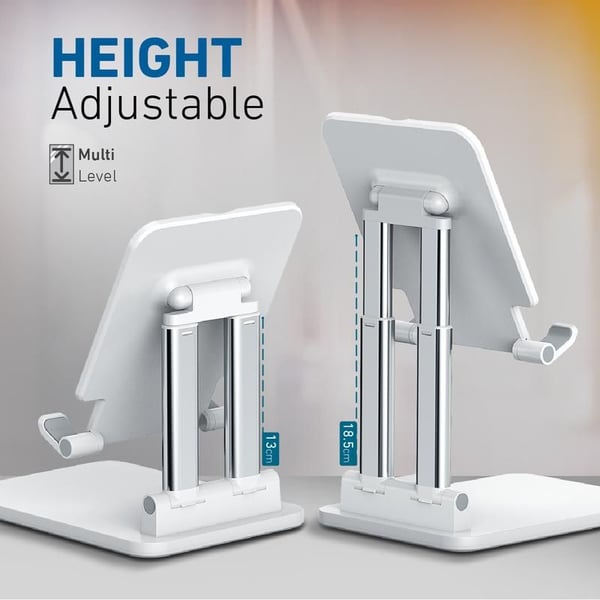 Promate Anti Slip Multi lvel Tablet Stand White Promate Anti Slip Multi lvel Tablet Stand White