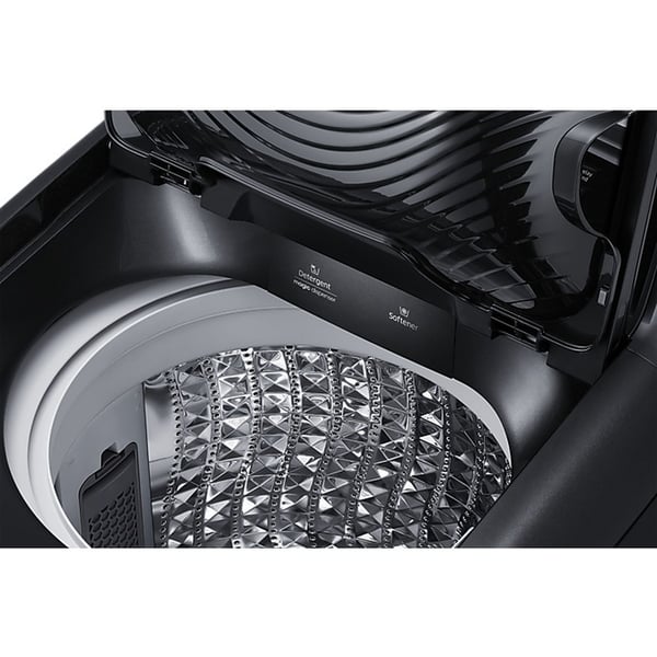 Samsung Top Load Washer Black 16 Kg WA16T6260BV/SG Samsung Top Load Washer Black 16 Kg WA16T6260BV/SG