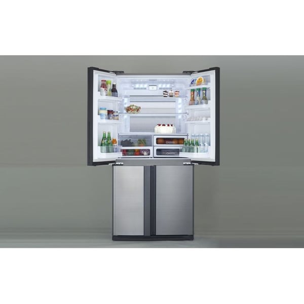 Sharp French Door Refrigerator 678 Litres SJFE87VSS3 Sharp French Door Refrigerator 678 Litres SJFE87VSS3